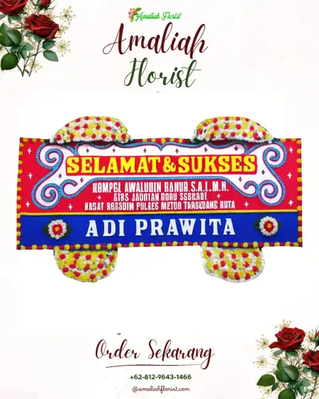 Papan Bunga Ucapan Selamat Hara Banjar Manis