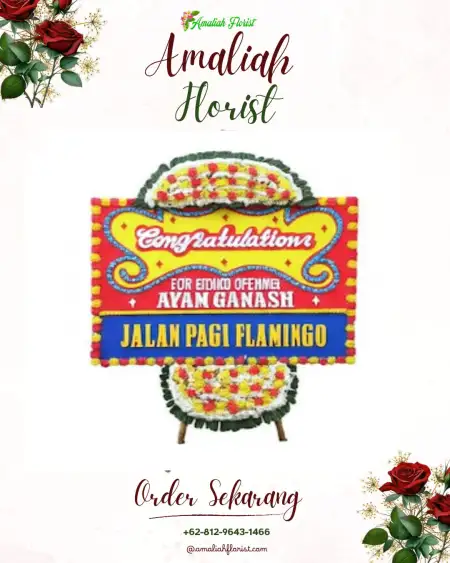Sewa Papan Bunga Hara Banjar Manis